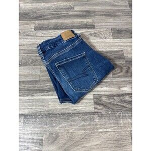 AMERICAN EAGLE Curvy Hi-Rise Jegging Stretch Blue Denim Jeans Women's Size 4